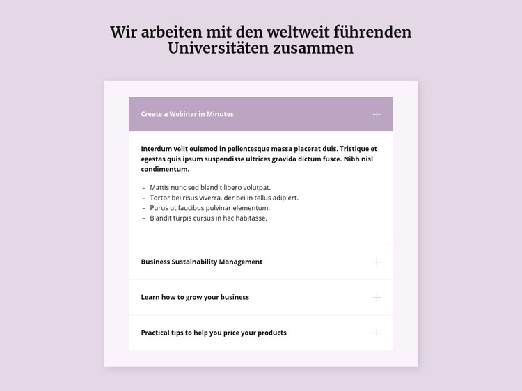 Beliebte Fragen und Antworten CSS-Vorlage