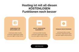 Drei Punkte - Moderner Website-Builder