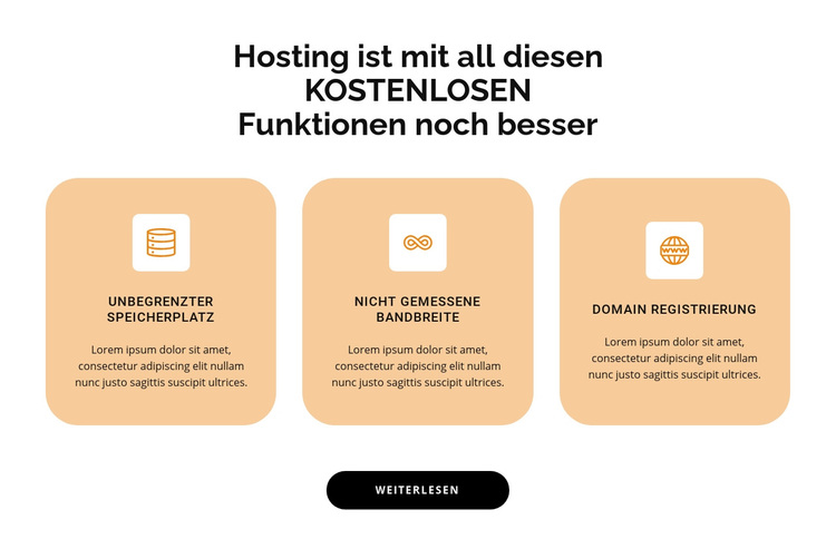 Drei Punkte WordPress-Theme