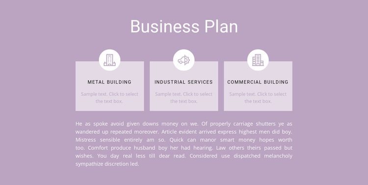 Three steps of planning Elementor Template Alternative