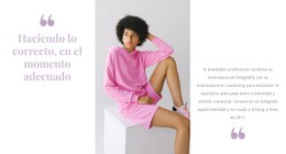 HTML5 Gratuito Para El Rosa Está De Moda