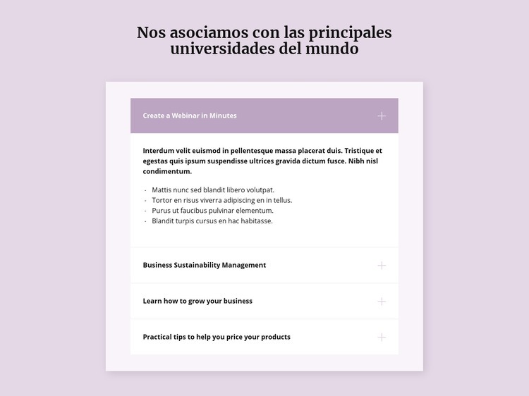 Preguntas y respuestas populares Plantilla HTML5