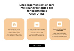 Trois Points Modèle De Site Web CSS