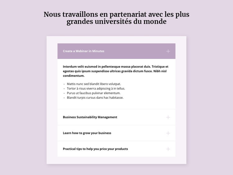 Questions et réponses populaires Modèle