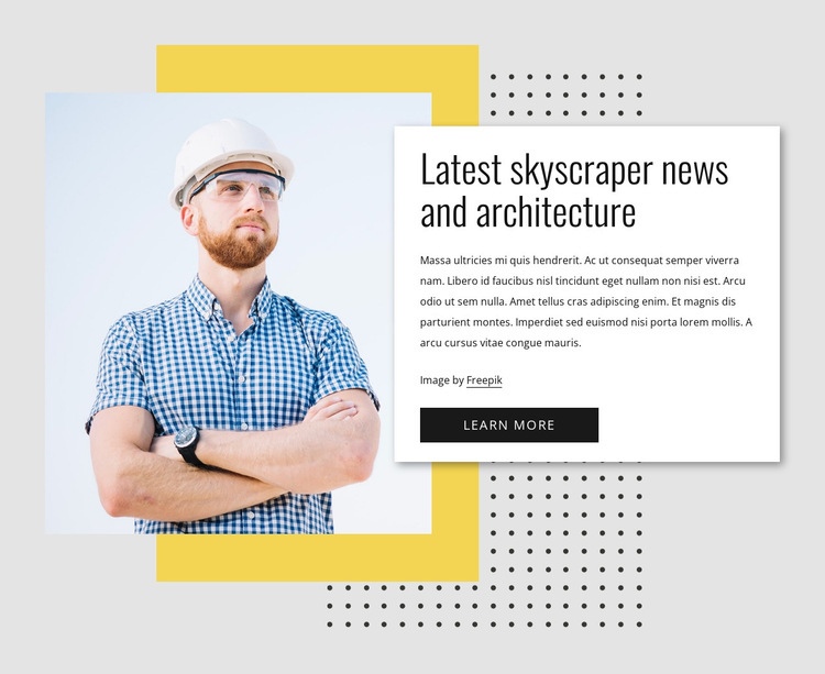 Skyscraper news Html Code Example