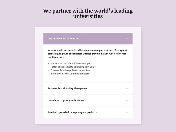 Popular questions and answers - HTML Template by Nicepage