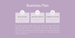 Three Steps Of Planning - Custom HTML5 Template