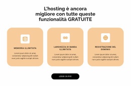 Tre Punti: Modello Moderno Di Una Pagina