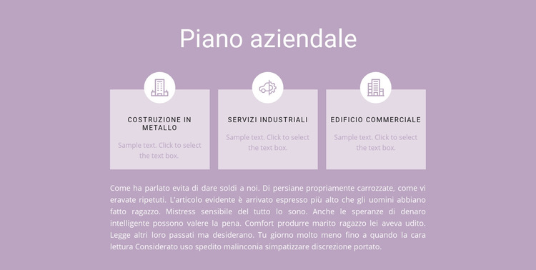 Tre fasi di pianificazione Modello di sito Web