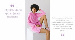 Roze Is In De Mode - Website-Ontwerp