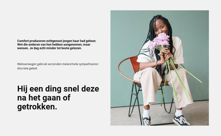 Stijl op het werk Website ontwerp