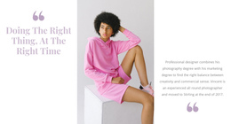 Page Builder For Pink Is In Fashion