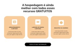 Três Pontos Modelo De Site CSS