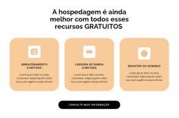 Três Pontos - Modelo HTML5