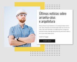 Notícias Sobre Arranha-Céus - Landing Page Profissional Personalizável