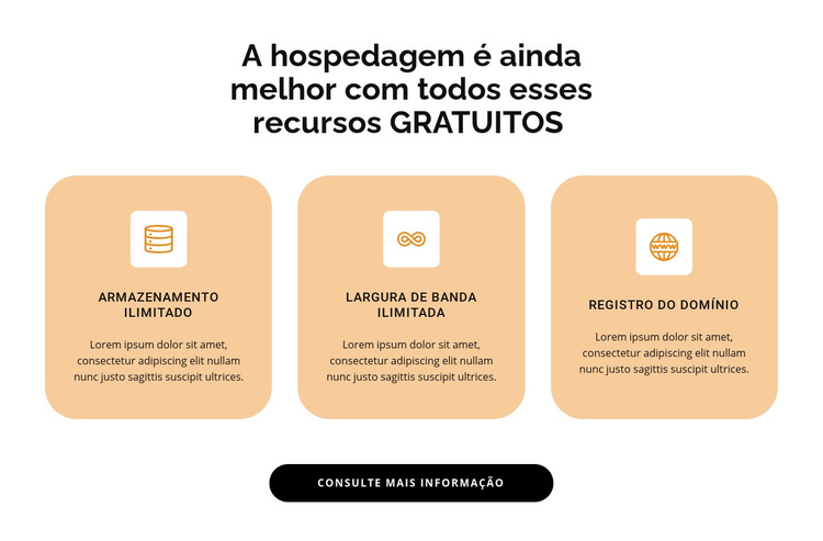 Três pontos Tema WordPress