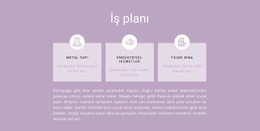 Planlamanın Üç Adımı CSS Form Şablonu