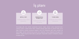 Planlamanın Üç Adımı - Işlevsellik Tek Sayfalık Şablon