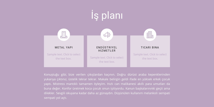 Planlamanın üç adımı WordPress Teması