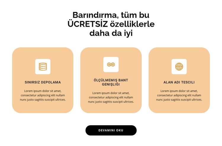 Üç nokta WordPress Teması