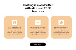Multipurpose Web Page Design For Three Points