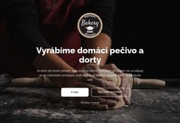 Ručně Vyráběný Tradiční Chléb Jednoduchá Šablona HTML CSS