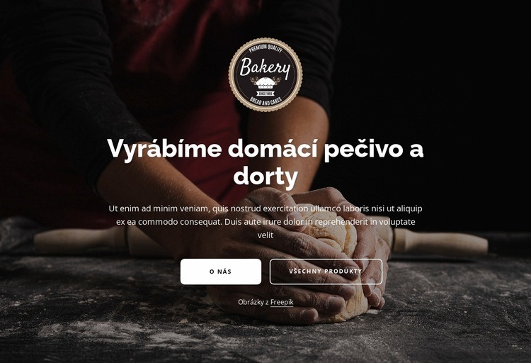 Ručně vyráběný tradiční chléb Téma WordPress