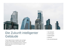 Designvorlage Für Zukunft Intelligenter Gebäude