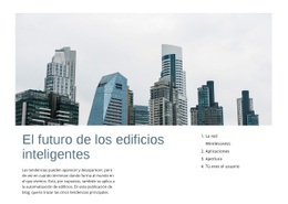 Diseño De Sitio Web Multipropósito Para Futuro De Los Edificios Inteligentes