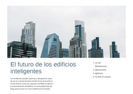 Plantilla De Diseño Para Futuro De Los Edificios Inteligentes