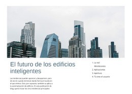 Futuro De Los Edificios Inteligentes - Plantilla HTML5 Gratuita