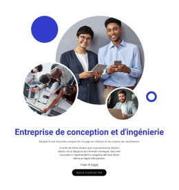 Société De Conception Et D'Ingénierie - Conception De Site Moderne