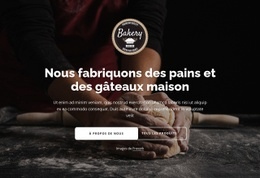 Pain Traditionnel Artisanal - Modèle D'Une Page Gratuit