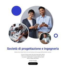 Società Di Progettazione E Ingegneria - HTML Web Page Builder