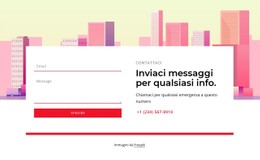 Inviaci Messaggi Per Qualsiasi Info Modello Di Sito