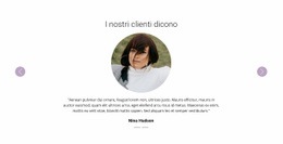 Slider Con Testimonianze - Modello HTML5 Pronto Per L'Uso