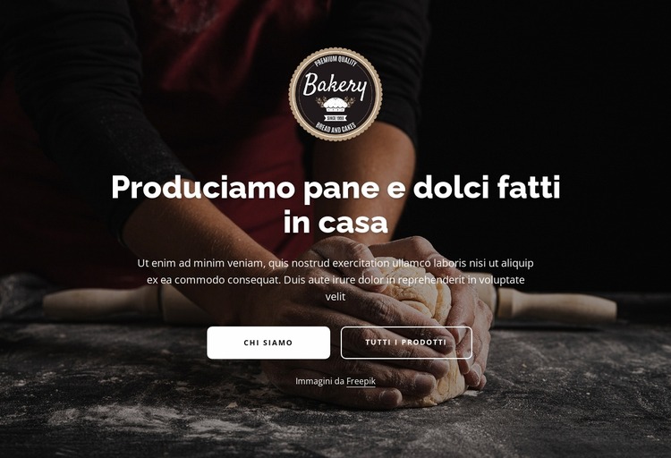 Pane tradizionale fatto a mano Modello Joomla