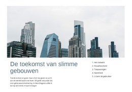 Toekomst Van Slimme Gebouwen - Create HTML Page Online