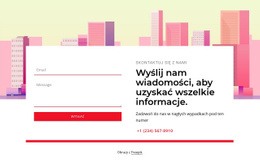 Wyślij Nam Wiadomości, Aby Uzyskać Wszelkie Informacje – Kreator Witryn