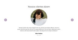 Design De Site Multifuncional Para Slider Com Depoimentos