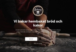Handgjorda Traditionella Bröd - Responsiv Design