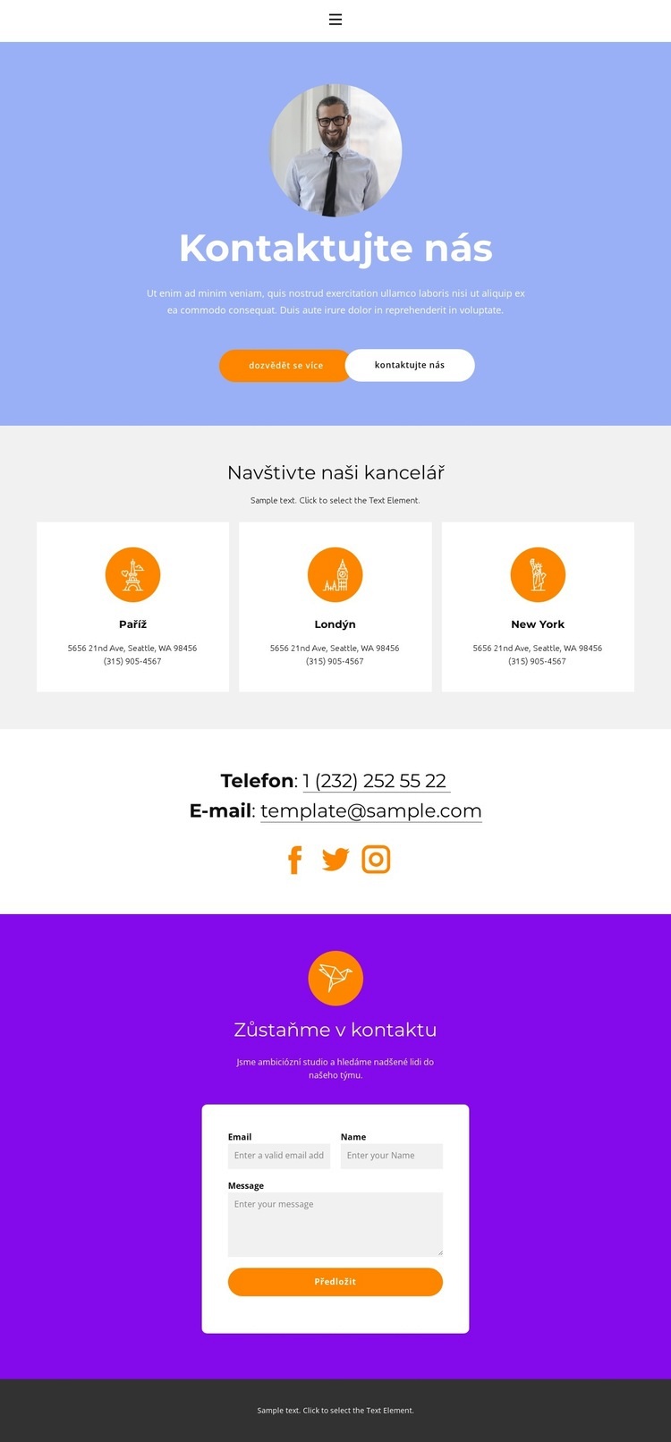 Zavolejte a zjistěte Téma WordPress