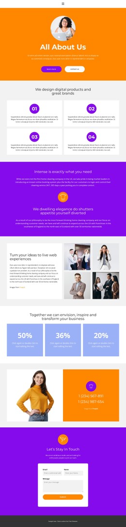 Stylize Numbers Css Two phone numbers - CSS Template by Nicepage