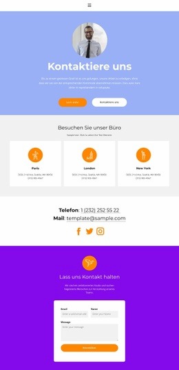 Die Beste HTML5-Vorlage Für Rufen Sie An Und Finden Sie Es Heraus
