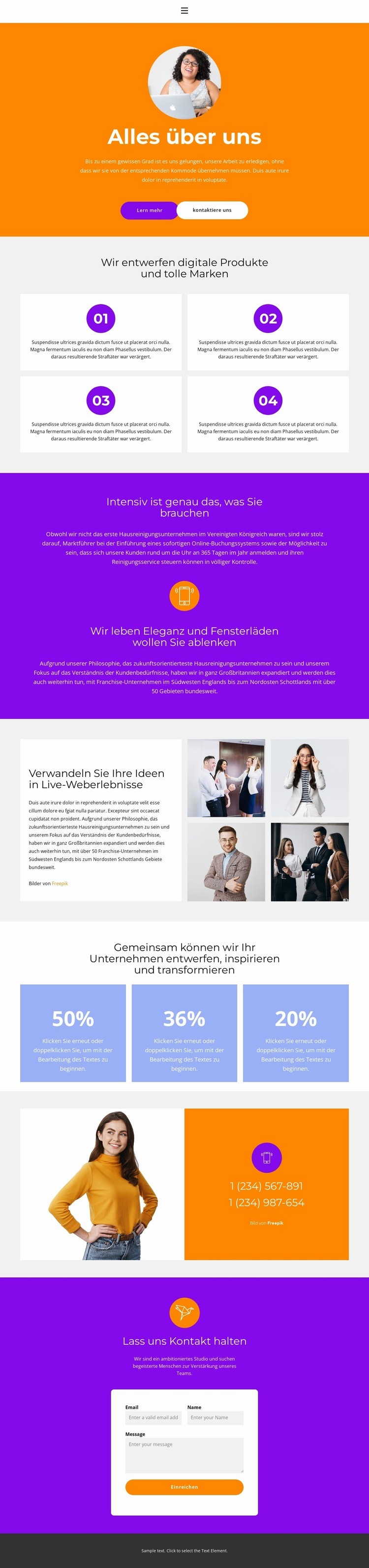 Viel über Analytik HTML5-Vorlage