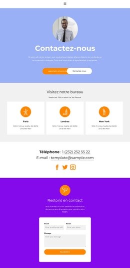 Appelez Et Découvrez - Page De Destination Professionnelle