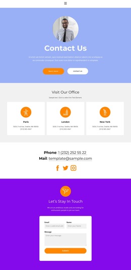 The Best HTML5 Template For Call And Find Out