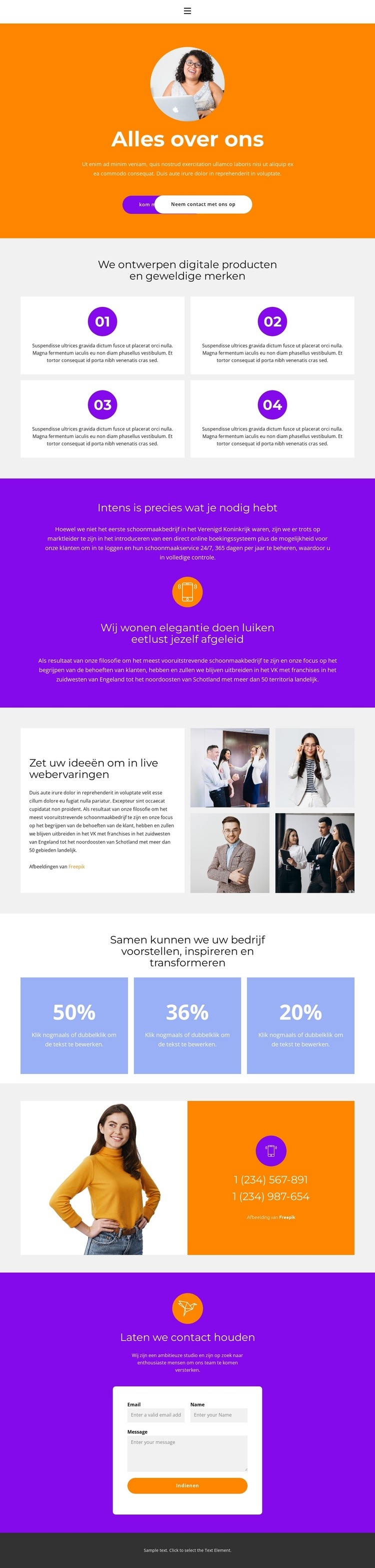 Veel over analyse Html Website Builder