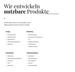 Responsives HTML5 Für Wir Bauen Brauchbare Produkte