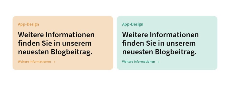 Zwei farbige Spalten Website Builder-Vorlagen